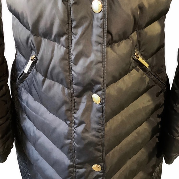 🧥MICHAEL KORS Black Puffer Coat - Picture 6 of 8